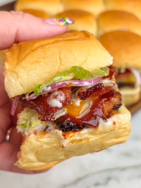 bbq chicken sliders