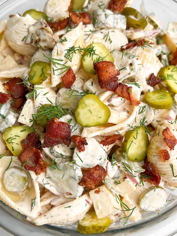 dill pickle pasta salad