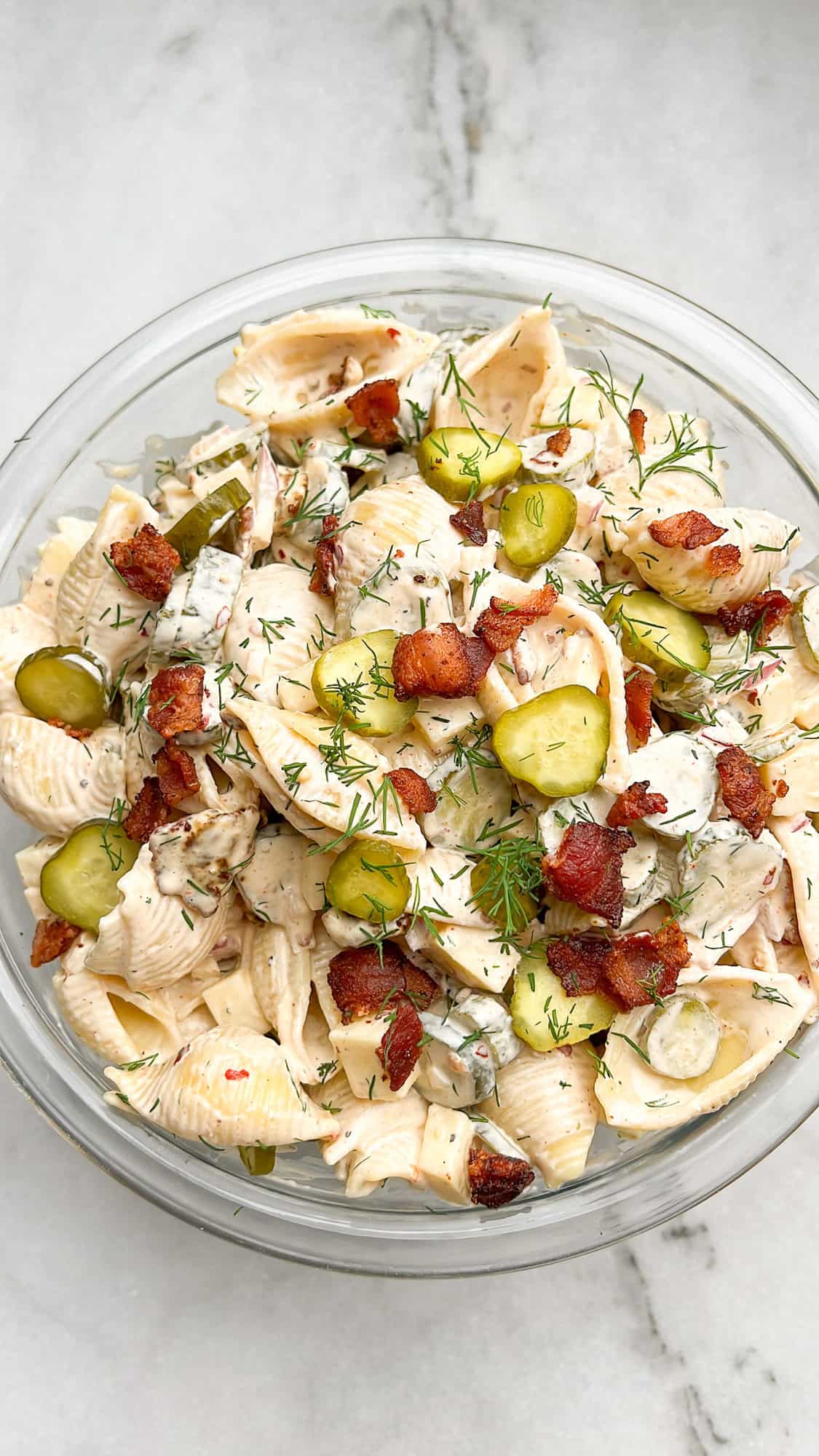 dill pickle pasta salad