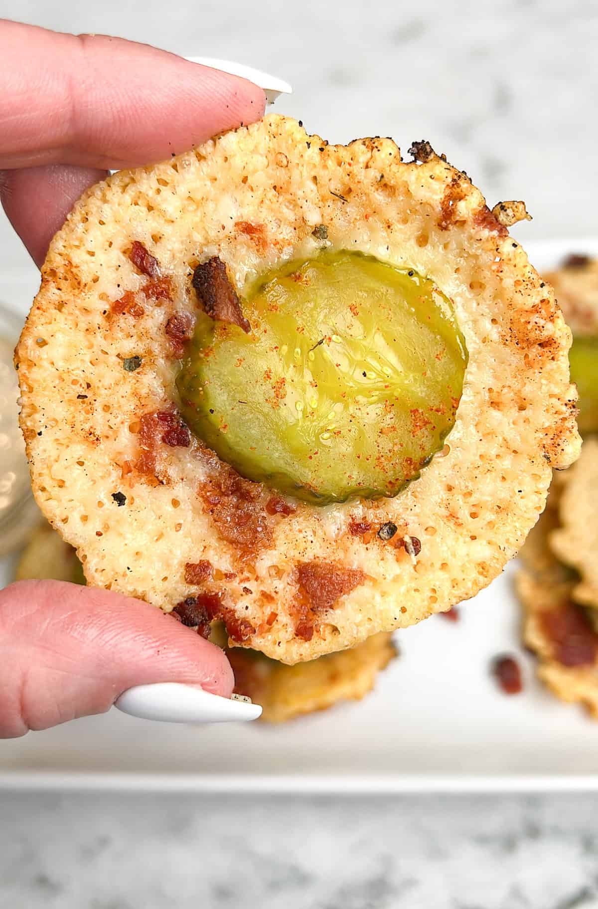 parmesan pickle chips