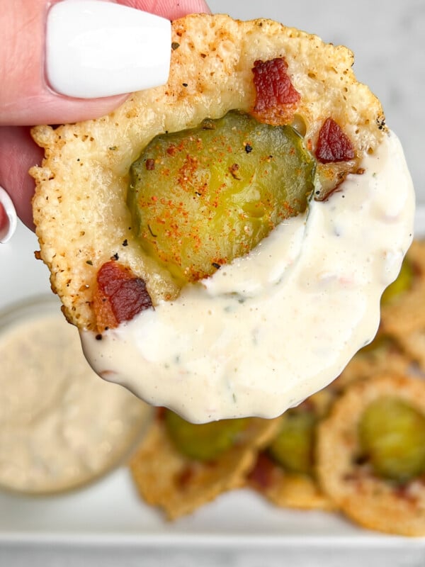 parmesan pickle chips