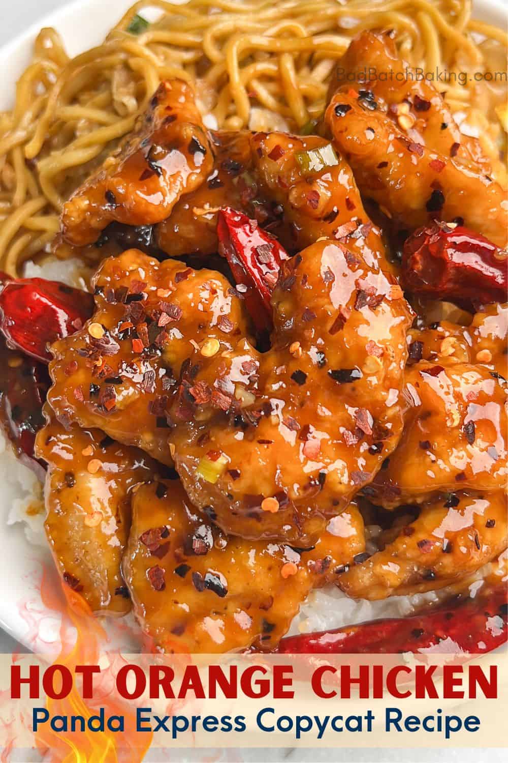 hot orange chicken panda express