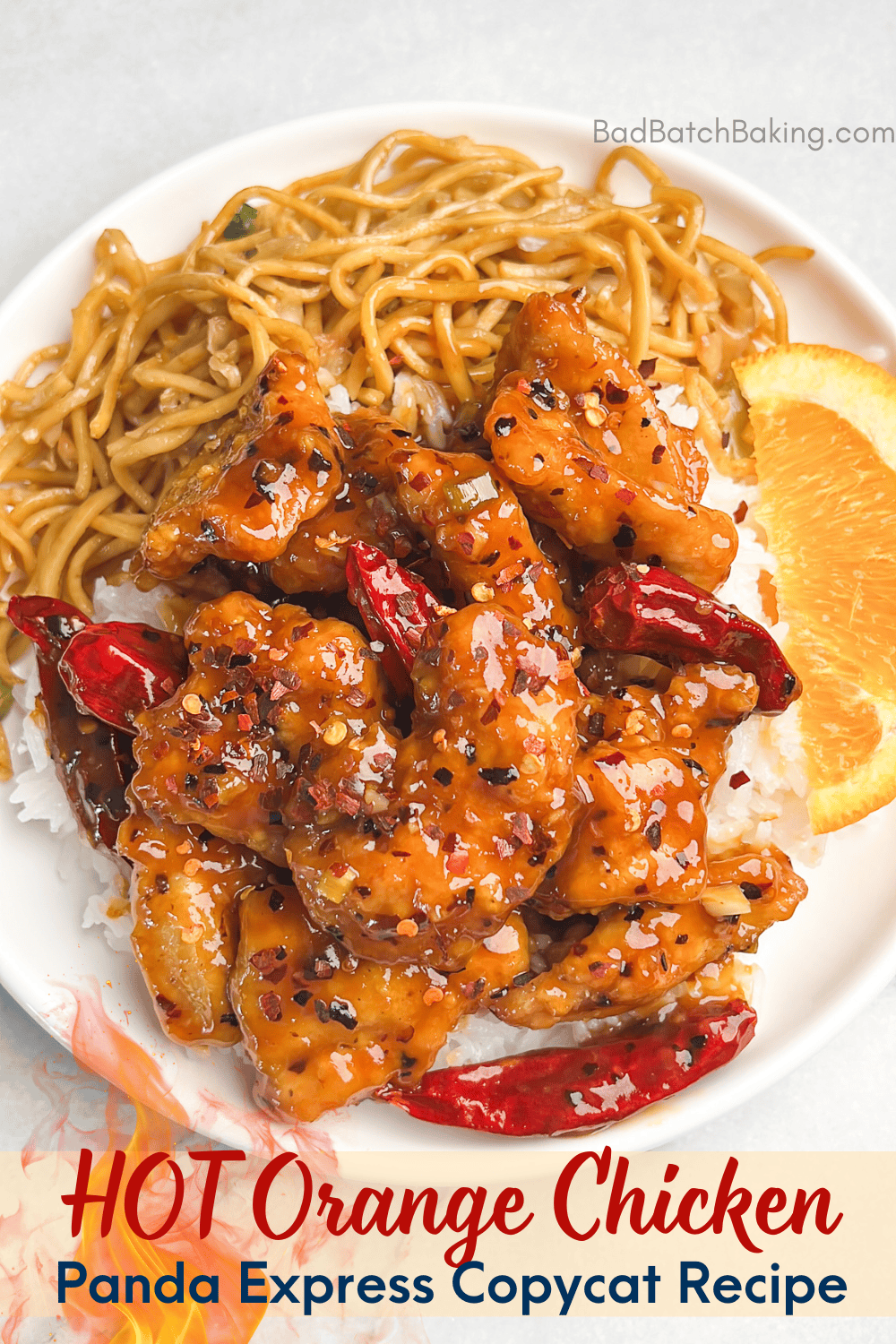 hot orange chicken panda express