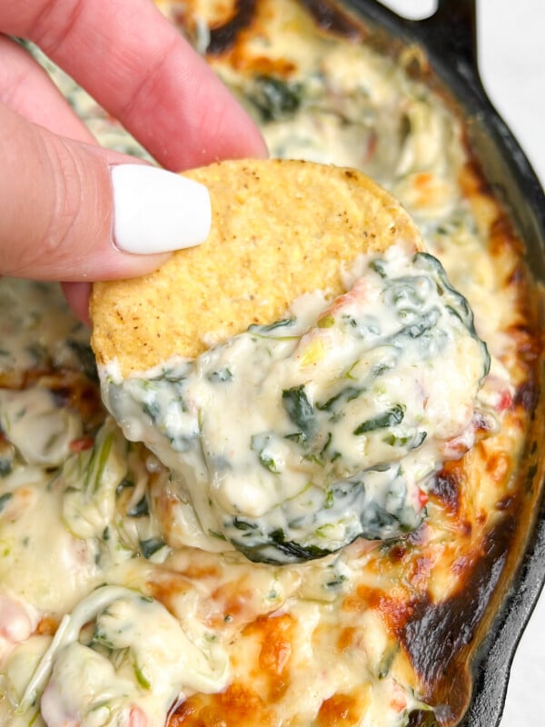 Queso spinach dip