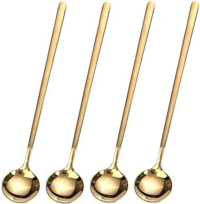 gold spoons