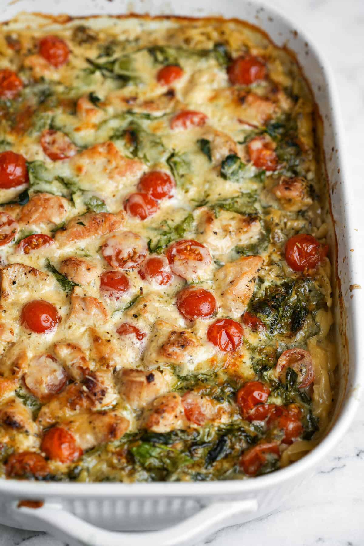 tuscan chicken bake