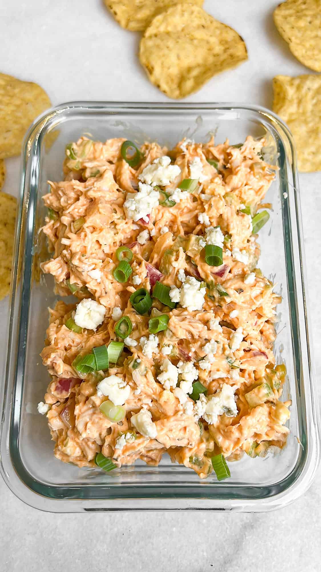 chicken salad in a bowl