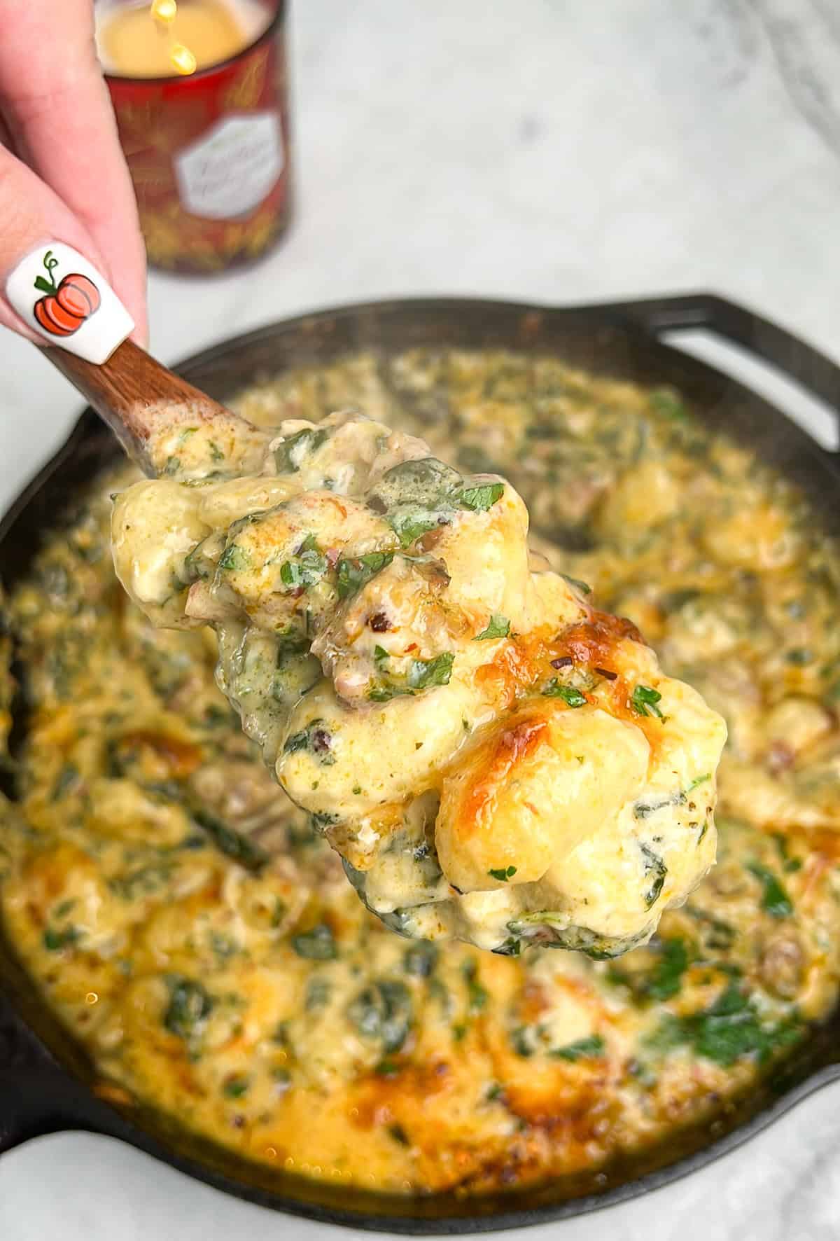 One-Pan Italian Sausage Gnocchi - Bad Batch Baking