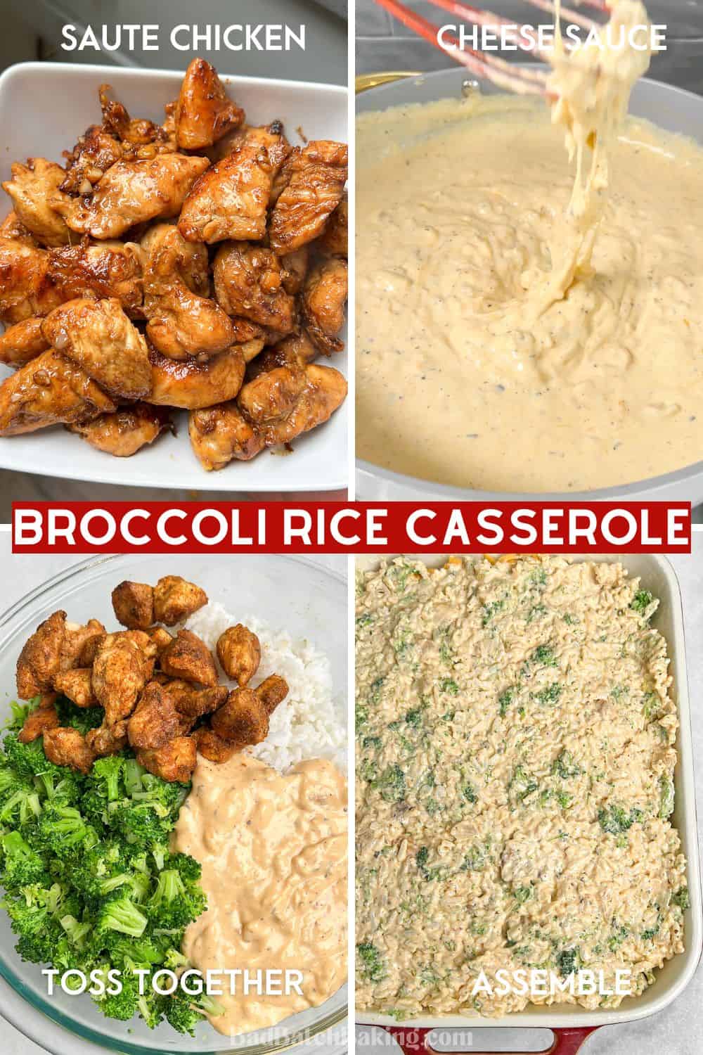 how to make broccoli rice casserole