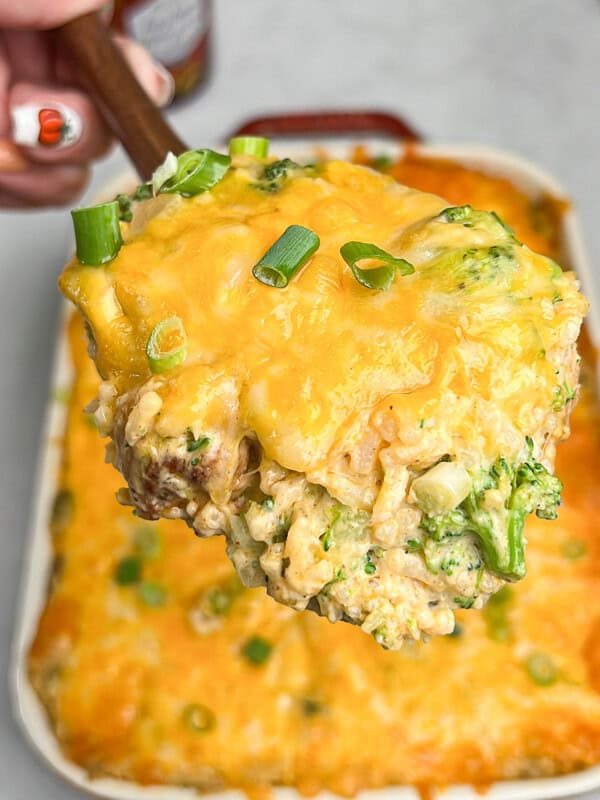 broccoli cheese rice casserole with chicken