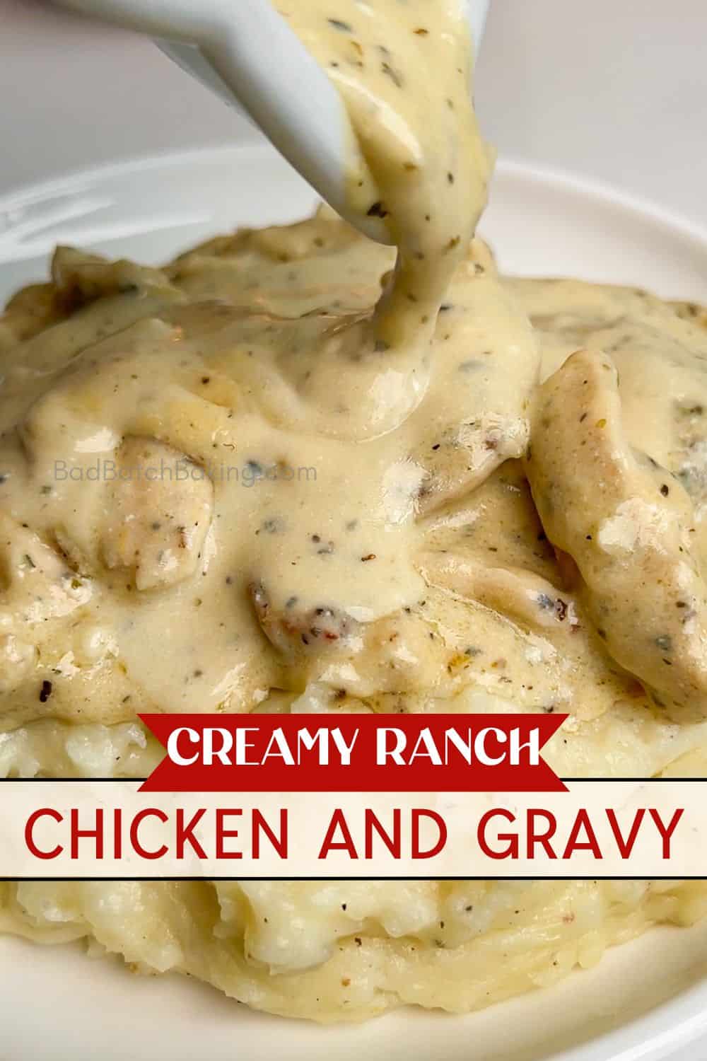 creamy ranch chicken and gravy