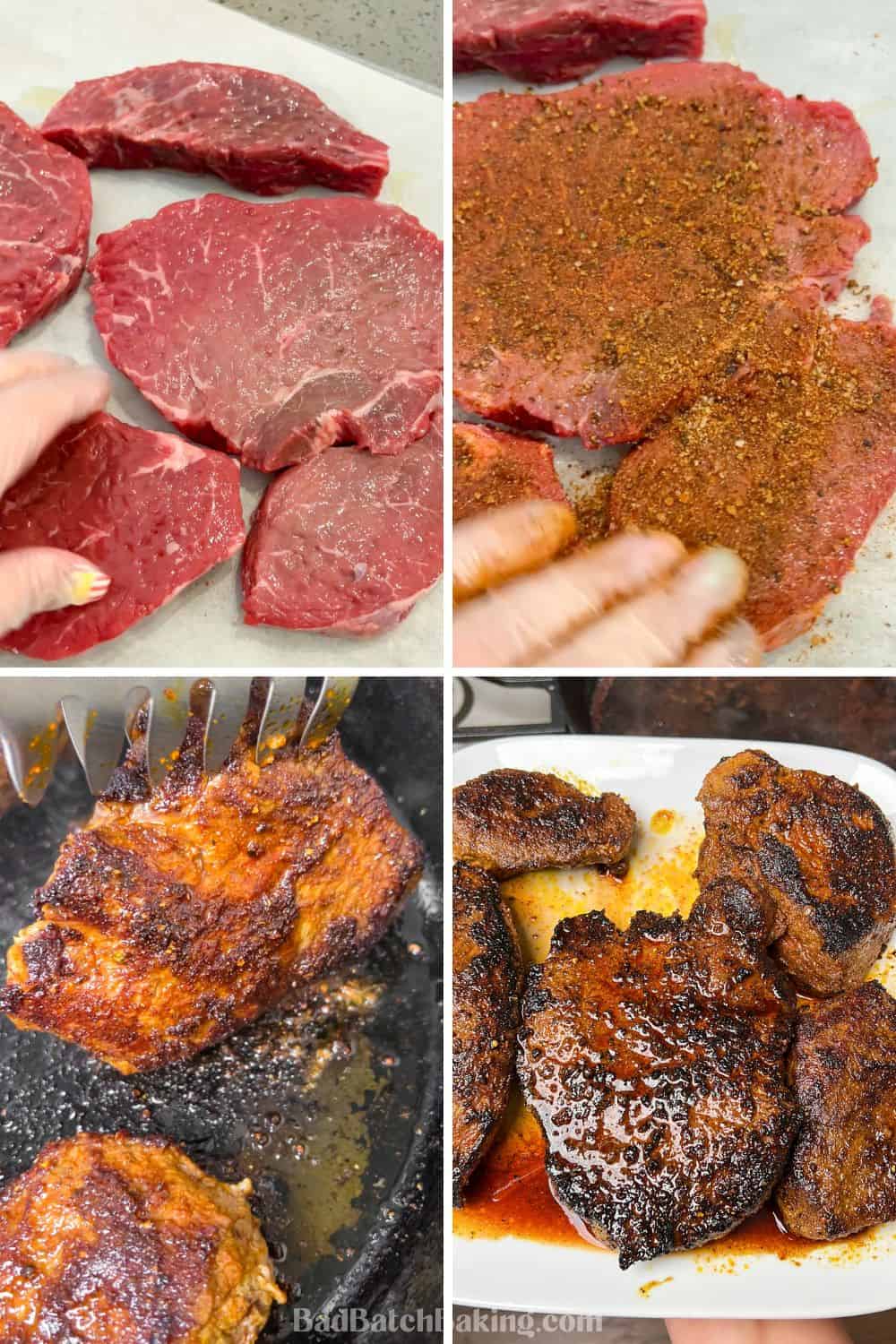 how to sear steak