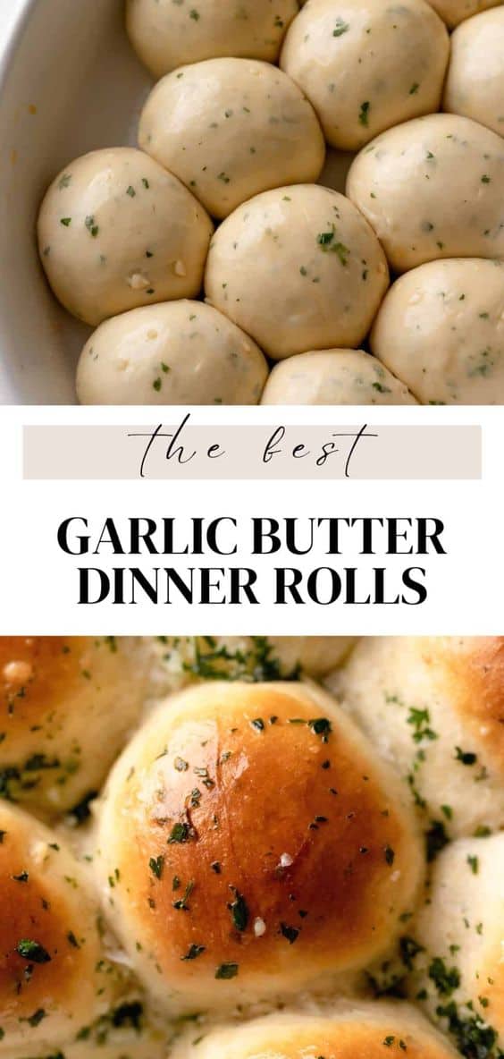 garlic dinner rolls