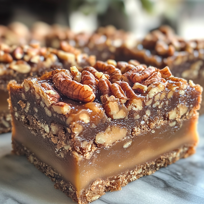 caramel pecan dream bars