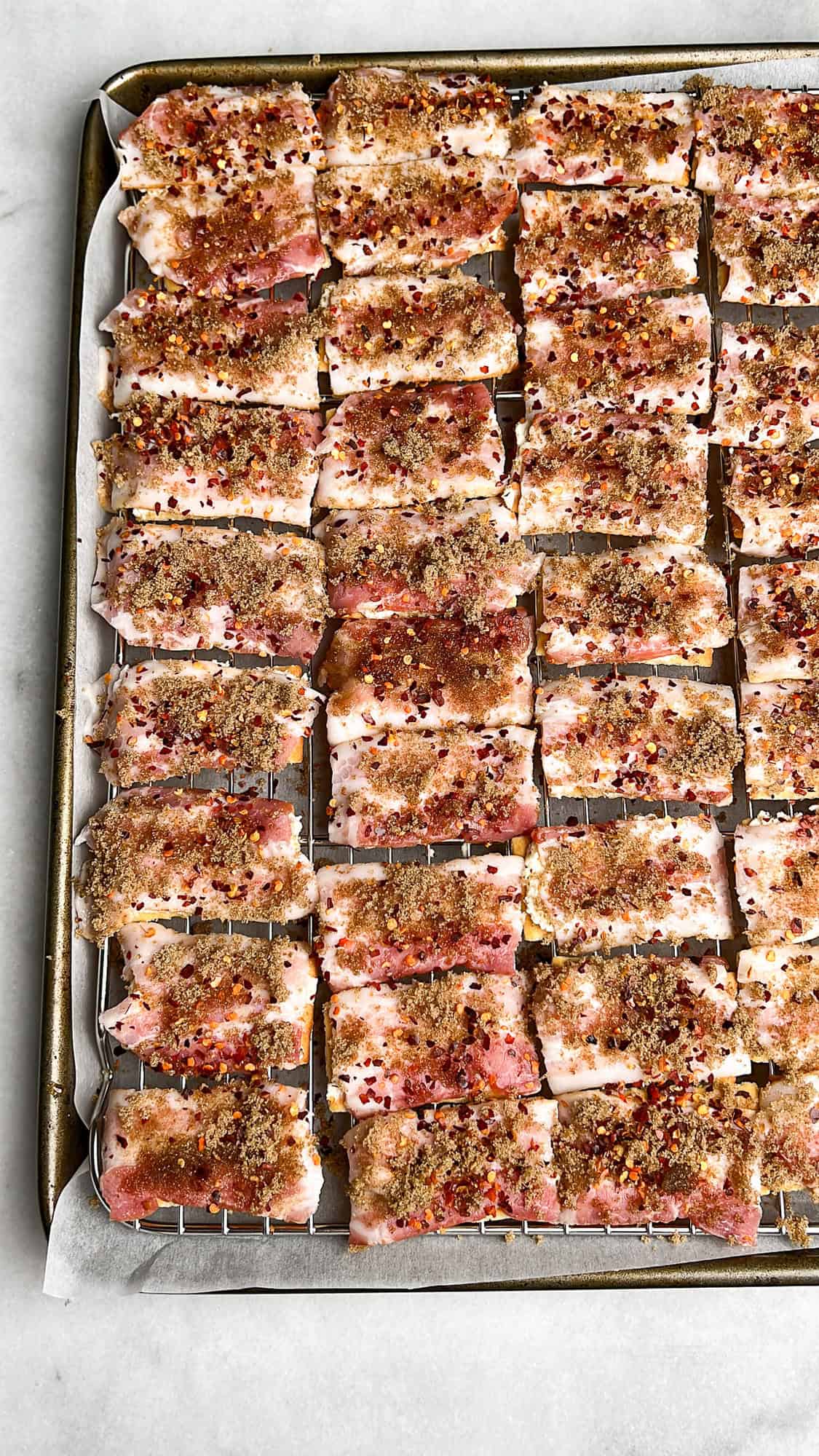 boursin candied bacon crackers