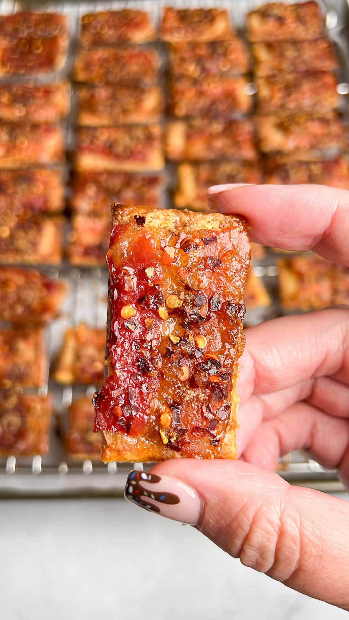 candied bacon crackers