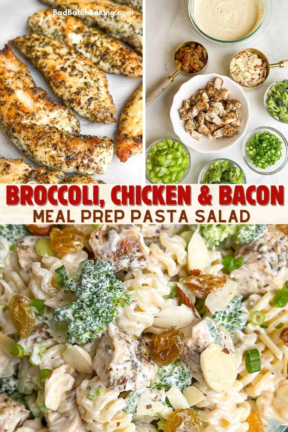 how to make broccoli chicken pasta salad