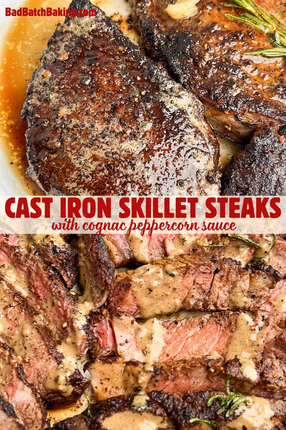 cast iron skillet steak