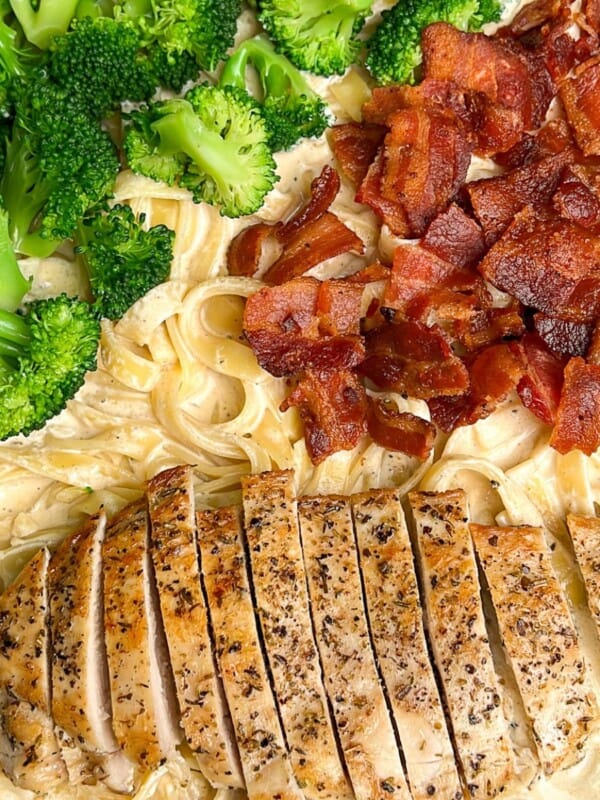 chicken bacon broccoli alfredo