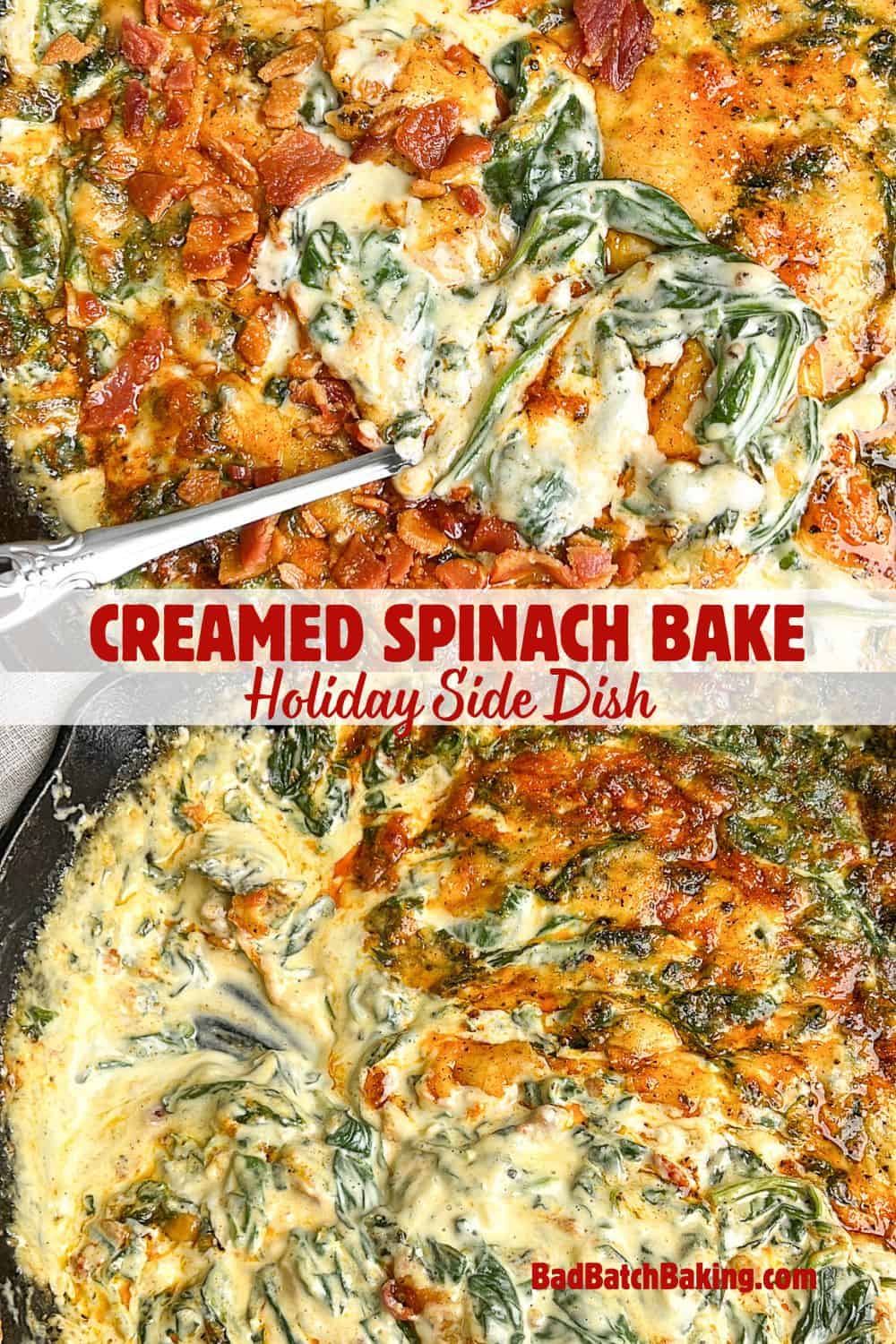 creamy spinach side dish