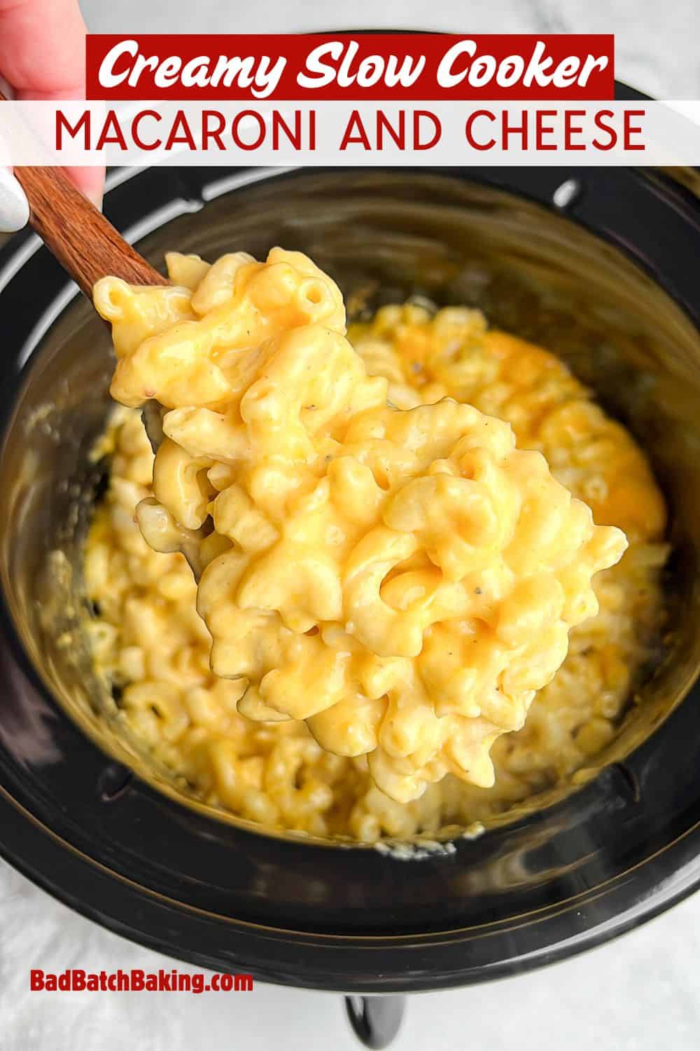 creamy slow cooker mac and cheese