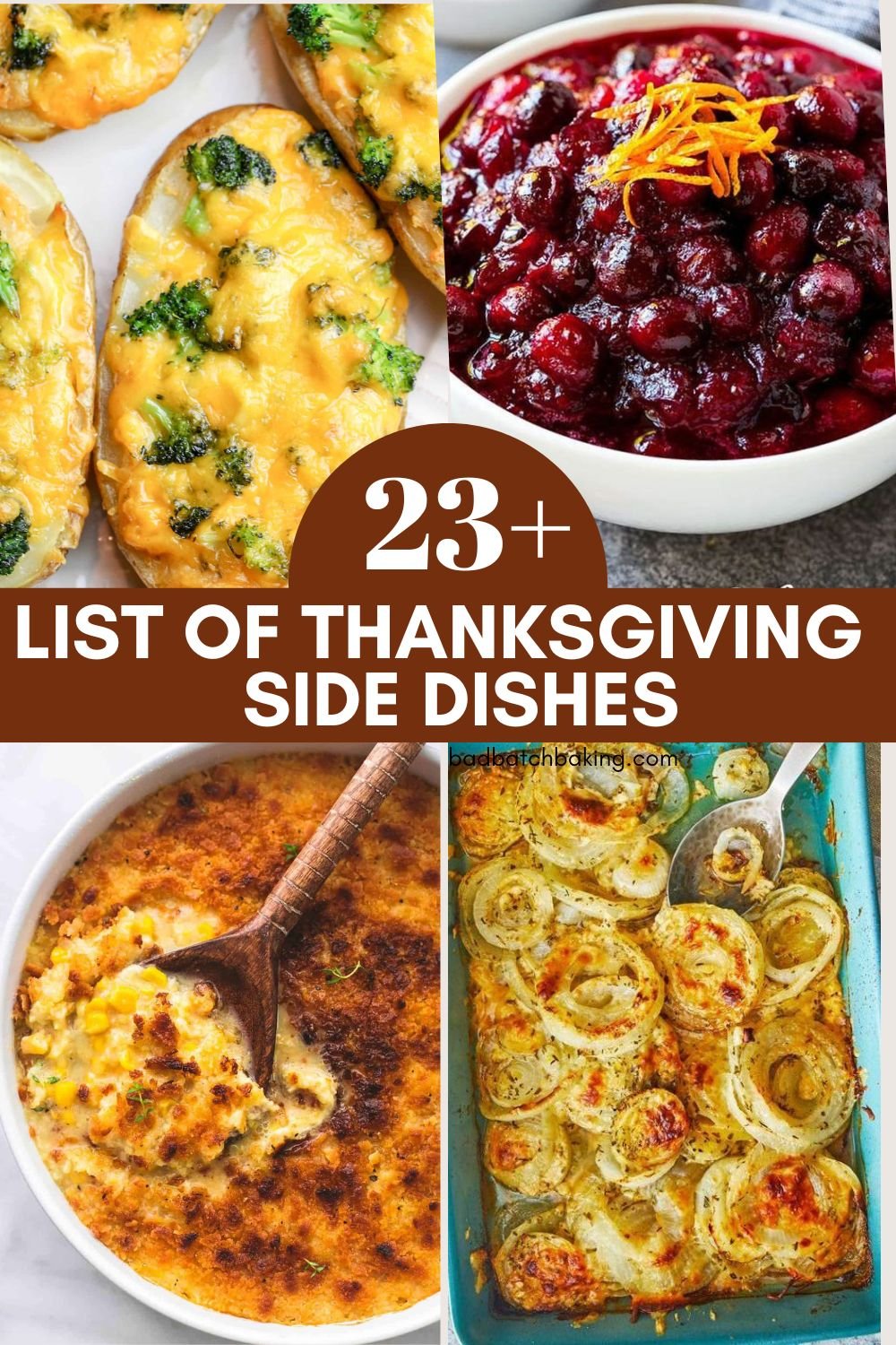 list of recipes for thanksgiving