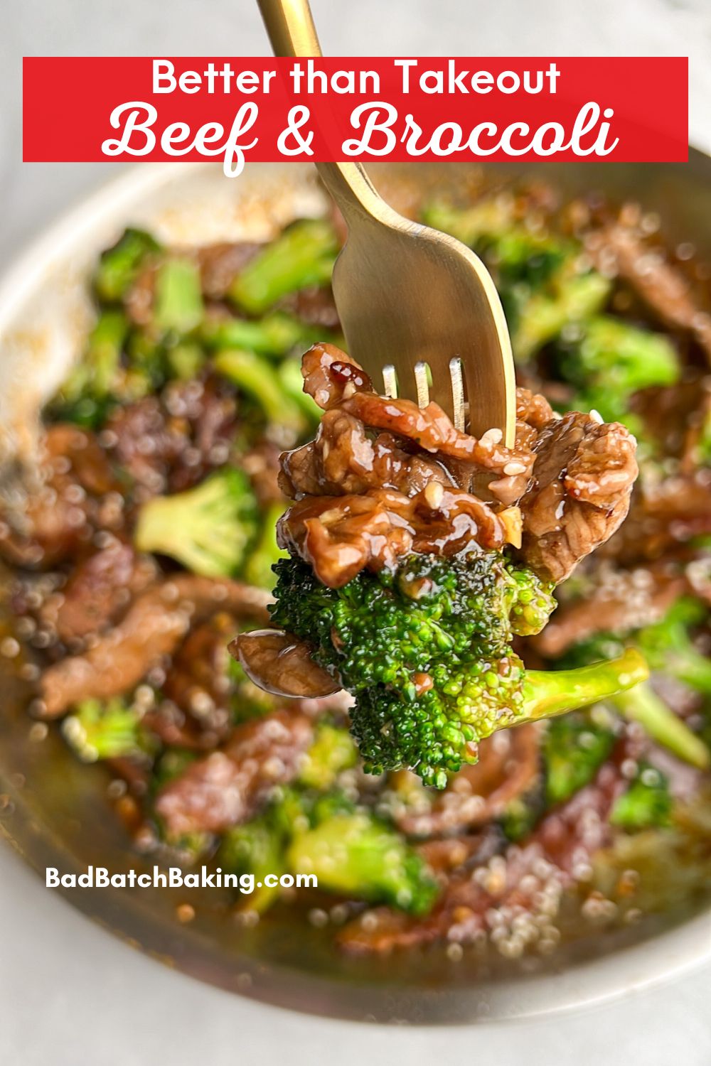 one pan beef and broccoli