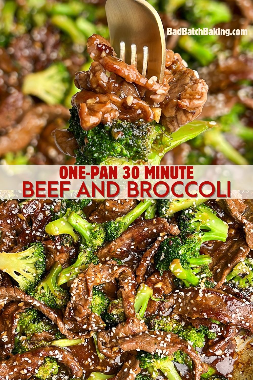 one pan beef and broccoli