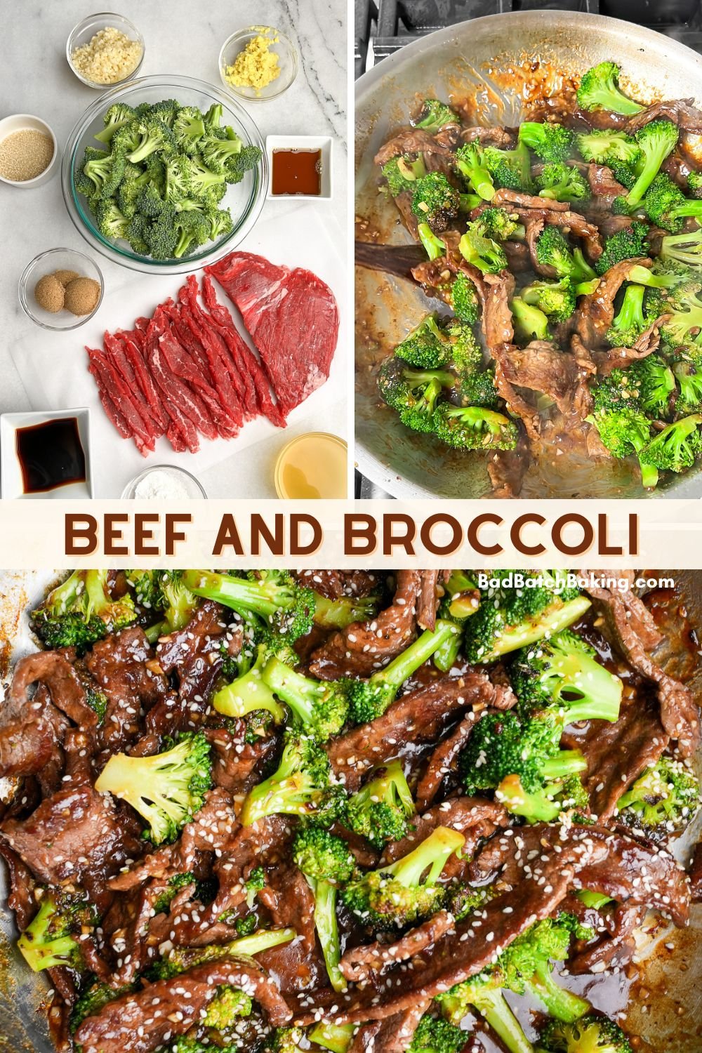 one pan beef and broccoli