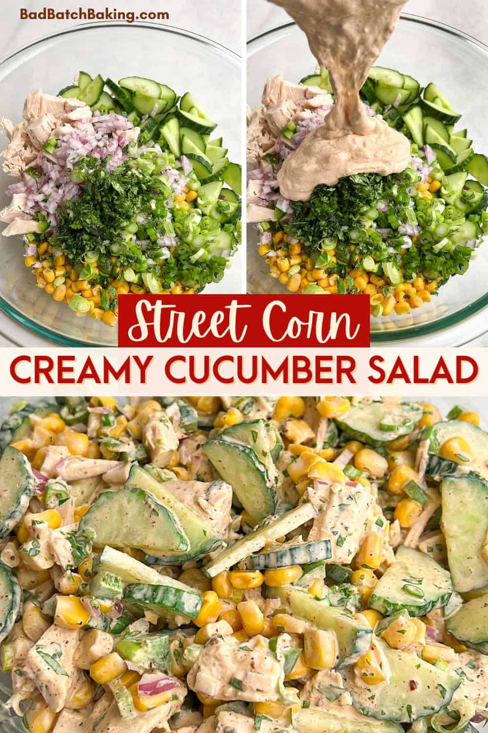 creamy cucumber salad