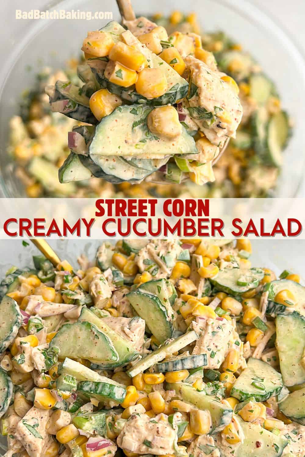 creamy cucumber salad