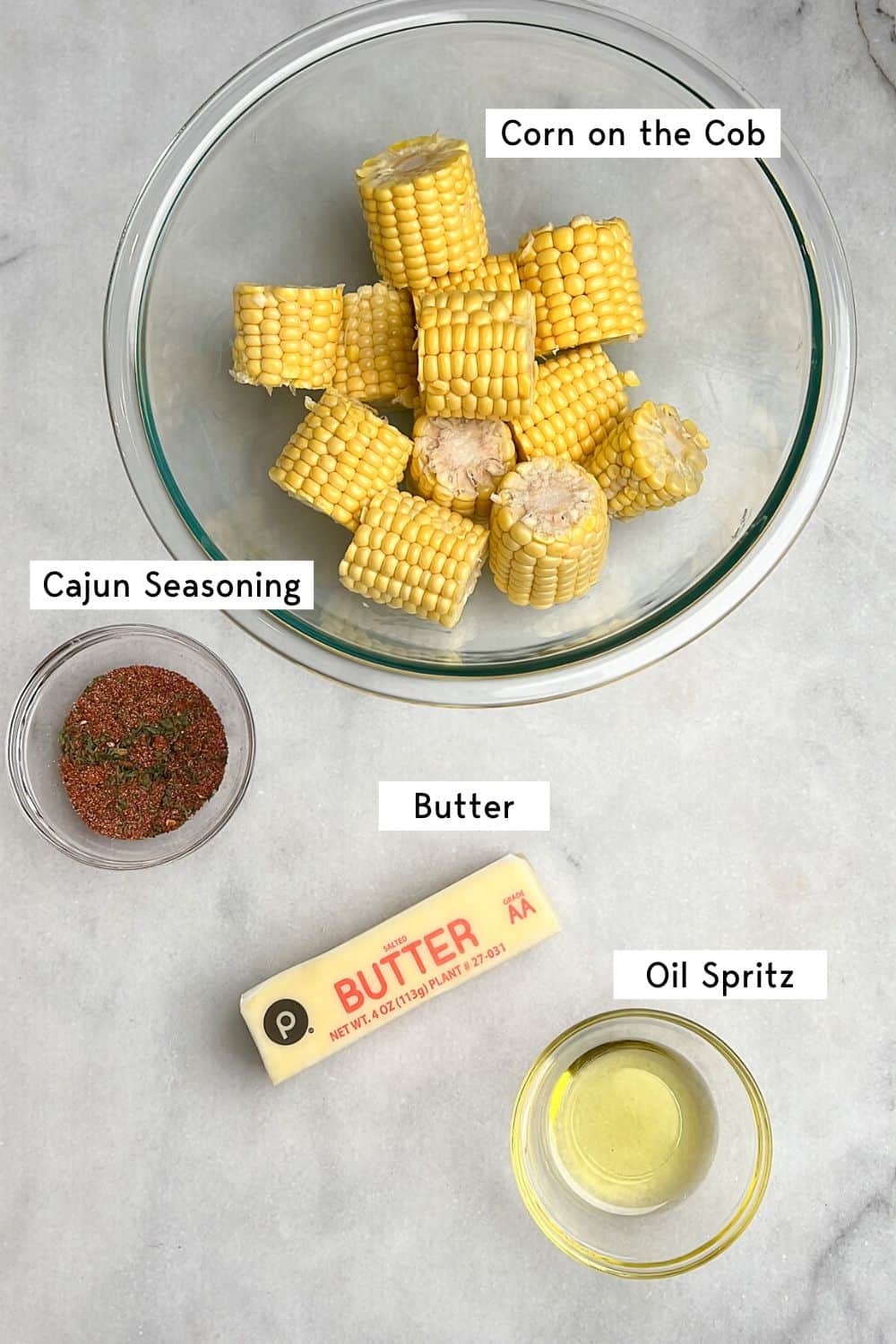 ingredients needed for wingstop cajun corn