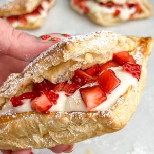 strawberry cheesecake turnovers