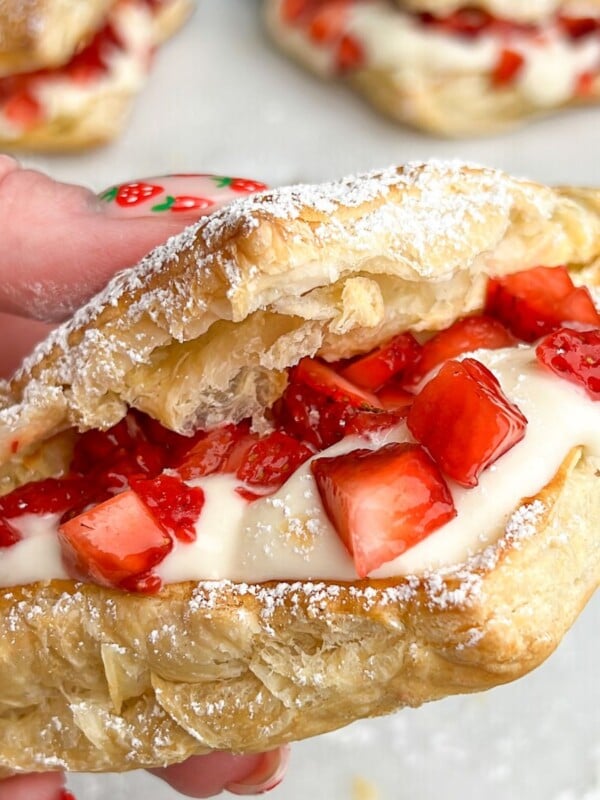 strawberry cheesecake turnovers