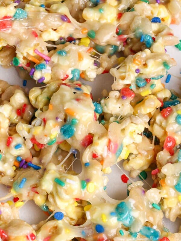 funfetti cake batter popcorn