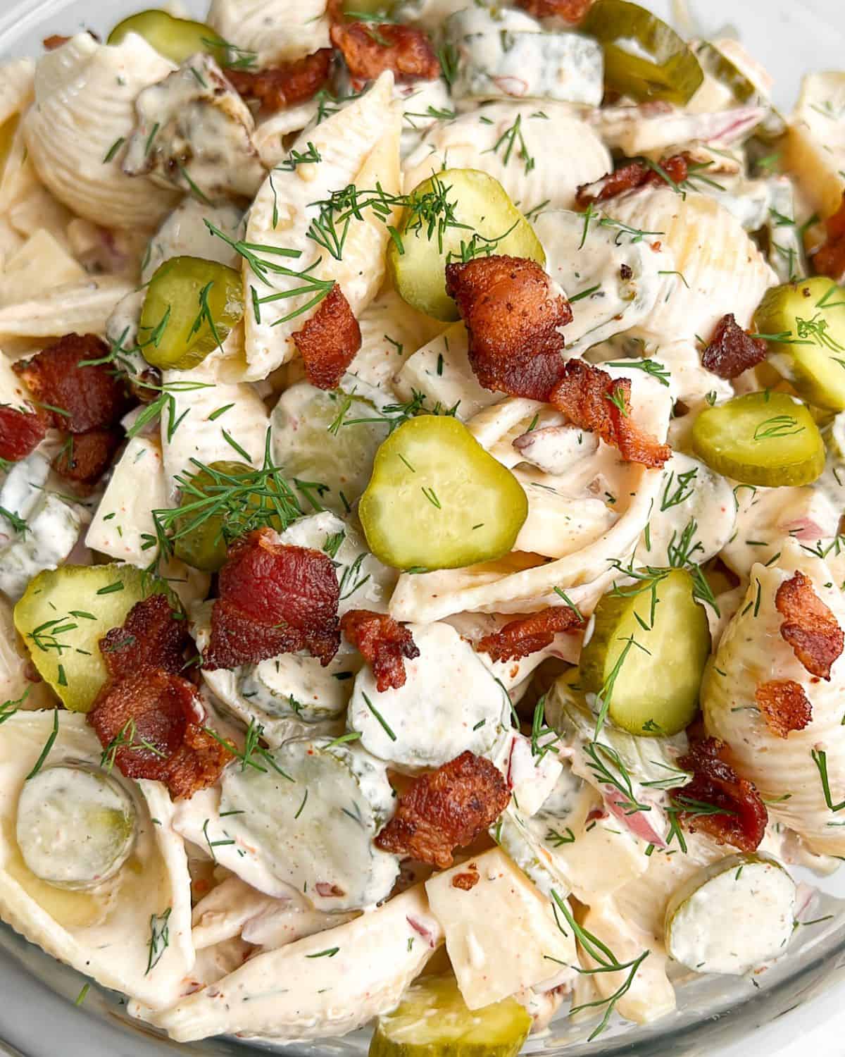 dill pickle pasta salad