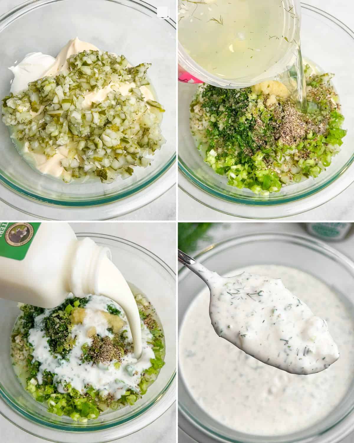 how to make ranch pickle dip