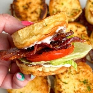 candied bacon blt sliders
