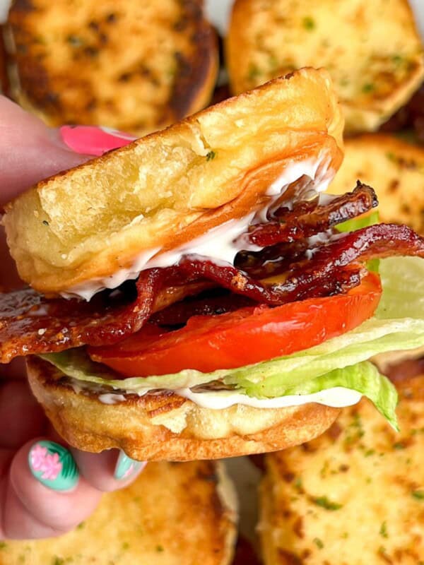 candied bacon blt sliders
