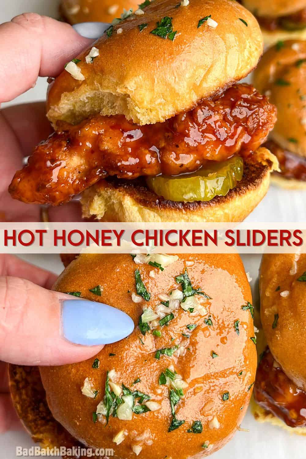 hot honey chicken sliders