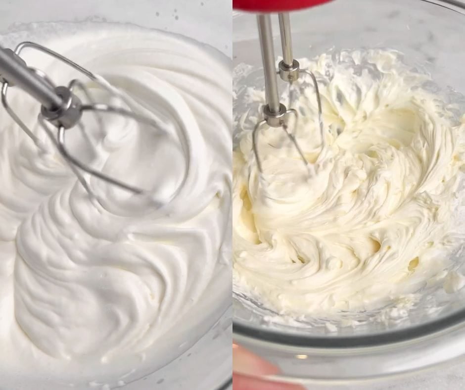recipe steps to make the s'mores dip creamy marshmallow base