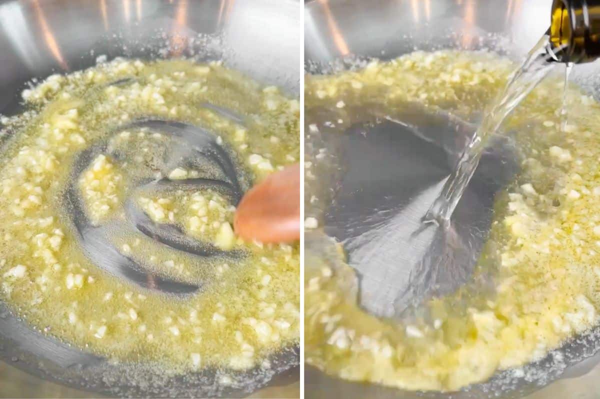 steps to make one-pan creamy tuscan pasta