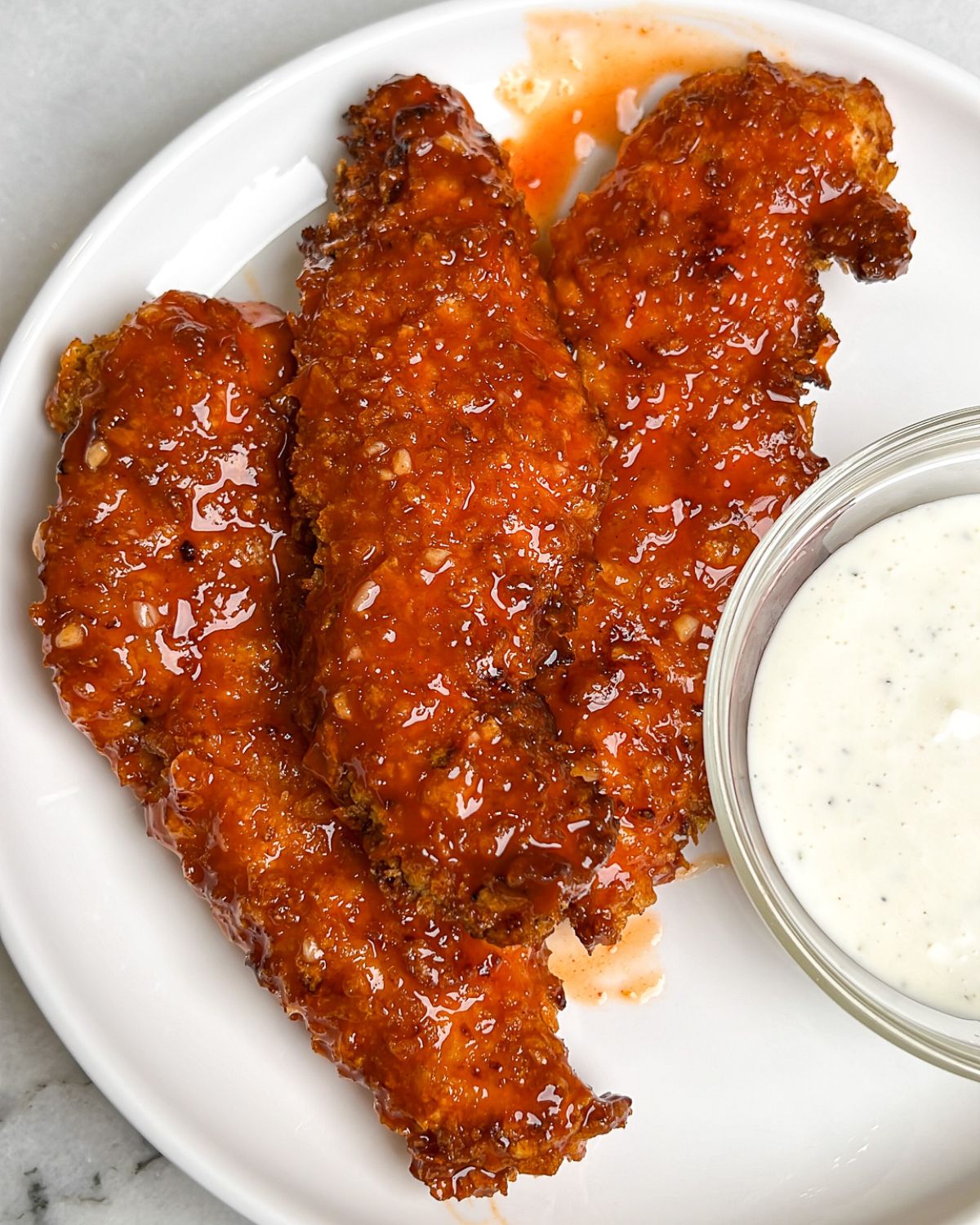 air fried honey buffalo chicken tenders