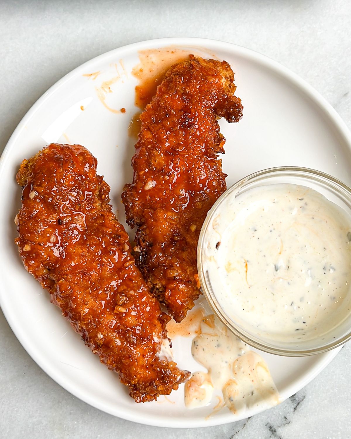 honey buffalo chicken tenders in the air fryer