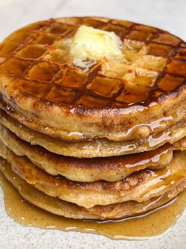 Featured image for French toast waffles recipe.