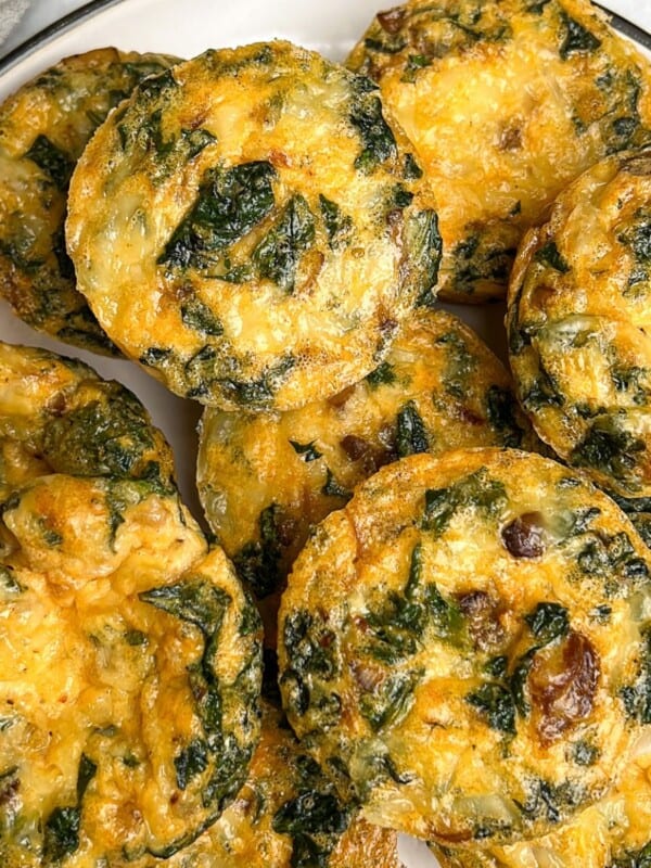 Featured image for kale and mushroom egg bites.