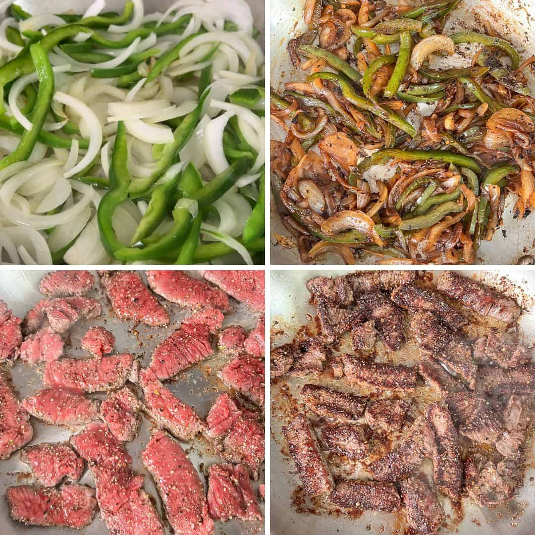 steps for making steak quesadillas