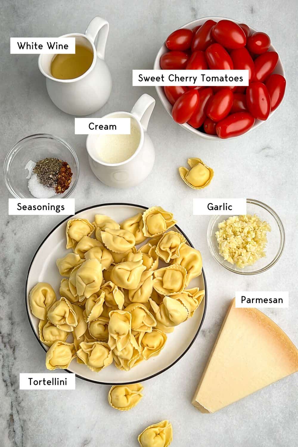 ingredients measured out for this easy dinner recipe