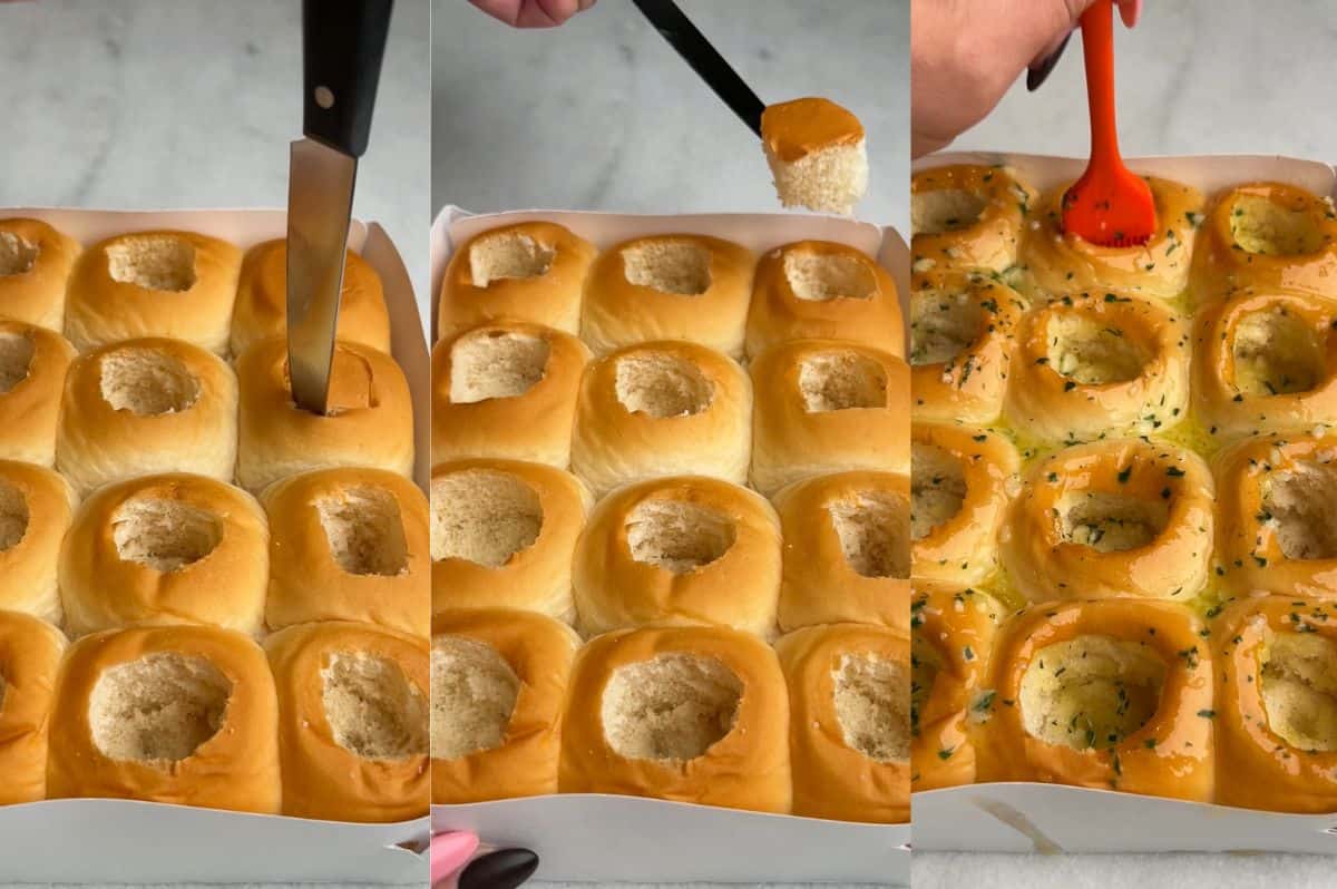 how to assemble mini meatball sliders