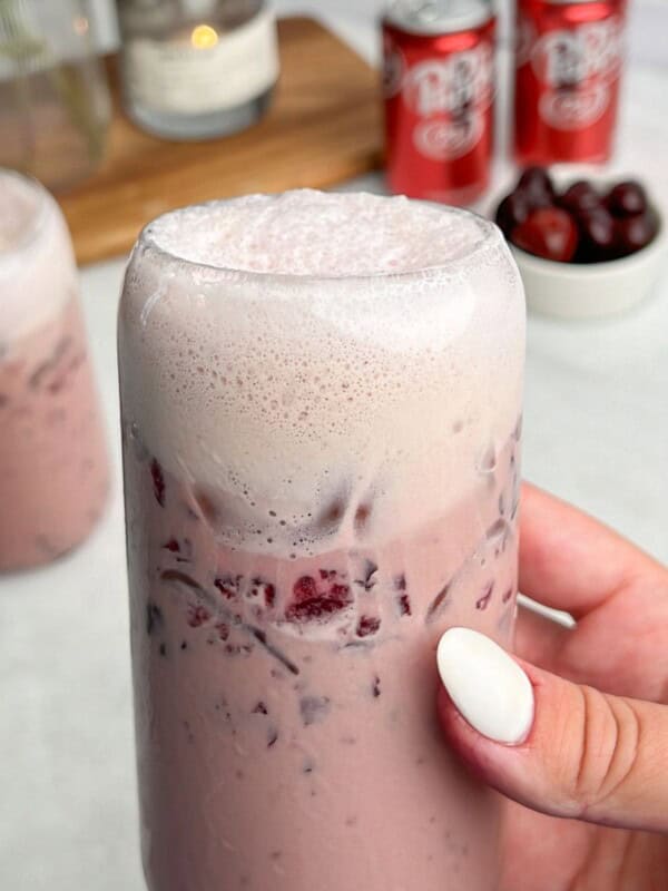 featured image of cherry pie dirty soda